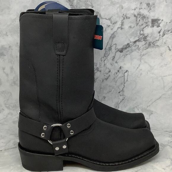 Durango Black Leather Men's Boots - Picture 3 of 12